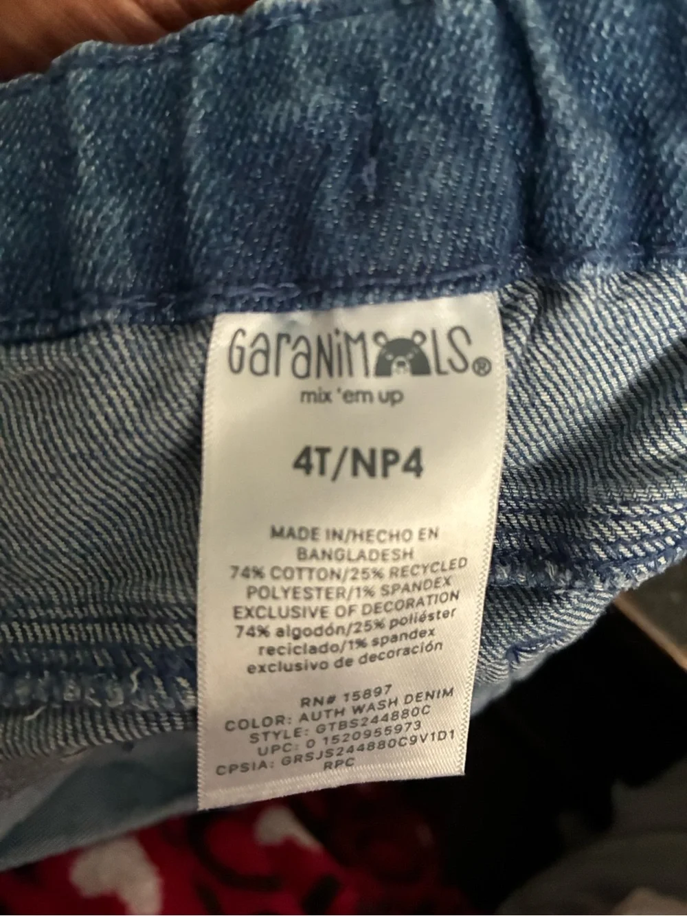 Garanimals soft denim